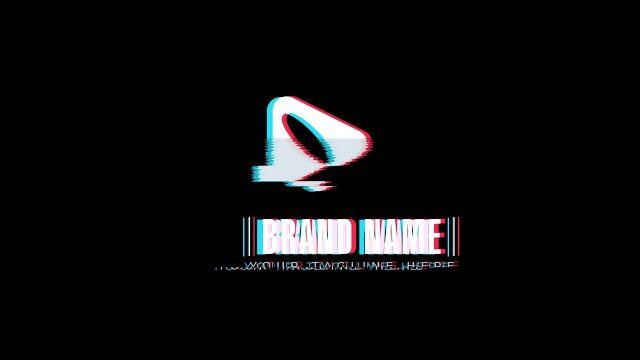 Divider Bars Dubstep Glitch Logo Openers with SFX After Effects Template
