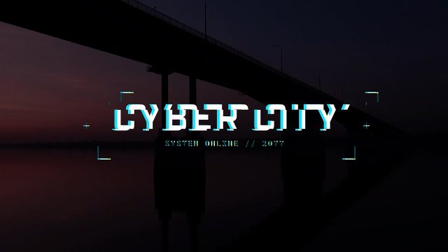 Glitch Titles with Impactful Slogans for Vlogs 4K Premiere Pro MOGRT
