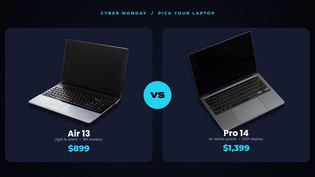 VS Compare Layout Product Showcase with Discounts Premiere Pro Template