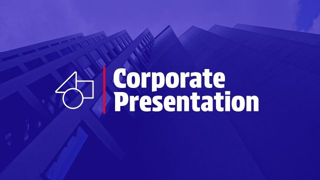 Side Column Business Presentation Slideshows After Effects Template