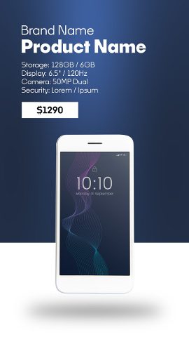 Black Friday Smartphone Specs Sheet White Floor Store After Effects Template