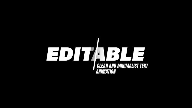 Smooth and Modern Animated Text Premiere Pro Project PRPROJ