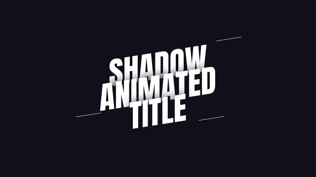 Dynamic Promo Headline Effects and Video Opener After Effects Template
