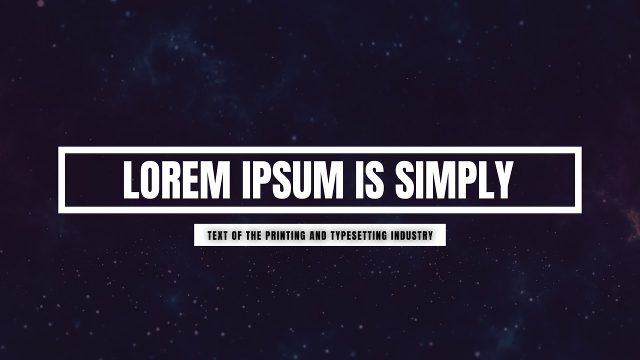 Filling Bar Border Corporate Titles with Subtitle Strip After Effects Template