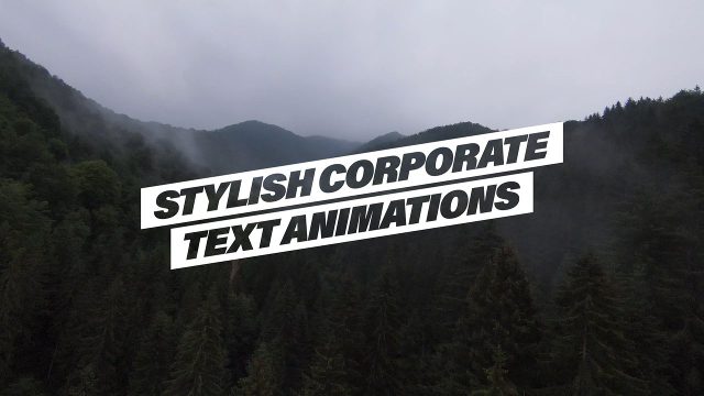 Fresh Title Animations After Effects Video Template