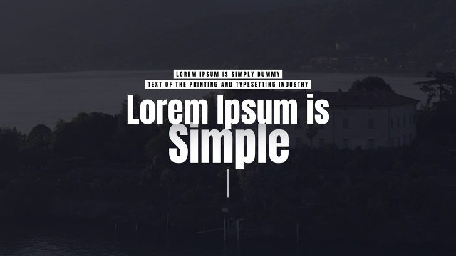 Small Header Rows over Corporate Title Animation with Line Accent After Effects Template