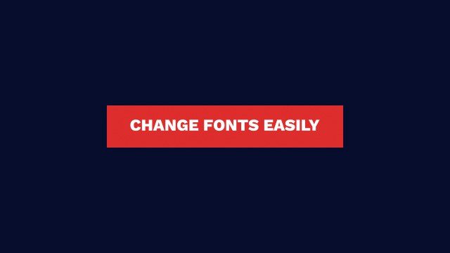 Red Box Line Text Animation – Free After Effects Template for Press Briefings