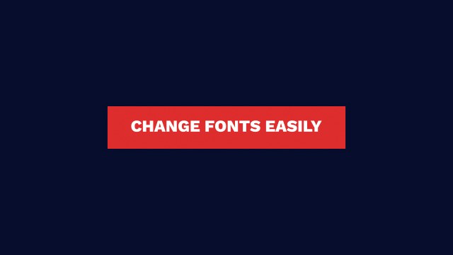 Red Box Line Text Animation – Free After Effects Template for Press Briefings