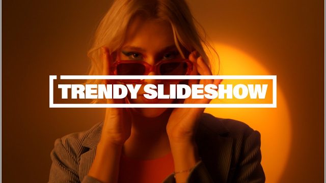 Trendy Outlined Title Youth Slideshow After Effects Template