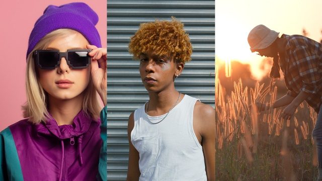 Grid Collage Slideshow Opener in Bold Caps After Effects Template