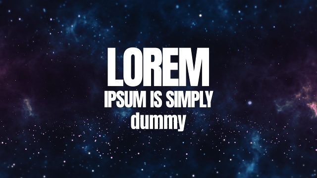 Stacked Three Row Corporate Typography Title with Sliding Letters After Effects Template