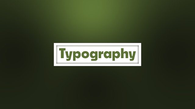 Organic Animated Typography in White Plate on Lime Haze After Effects Template