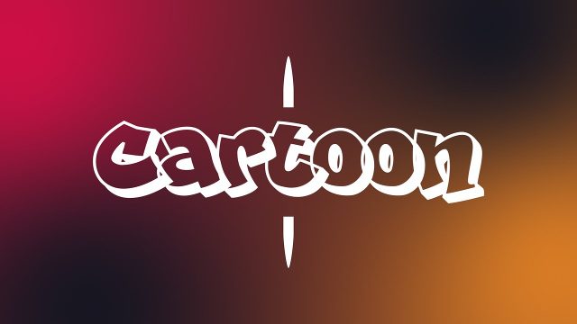 Comic Lettering Animated Titles on Warm Gradient Video Templates for Premiere Pro