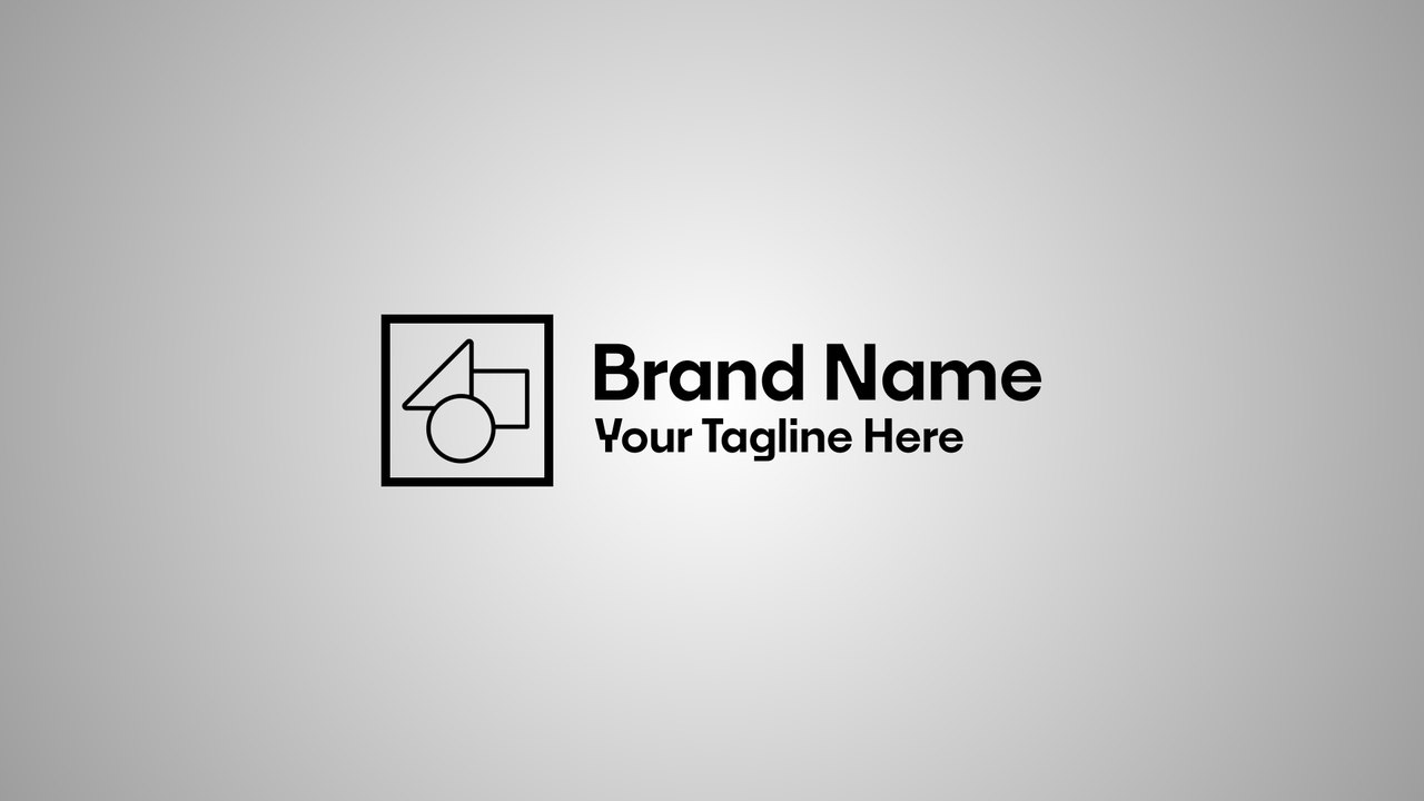 Hand-Drawn Rectangle Border Brand Reveal After Effects Template