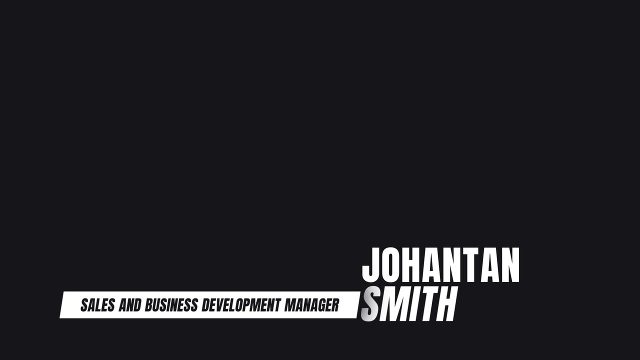 Slanted Strip Role Label Presenter Lower Thirds for YouTube Channels After Effects Template Pack