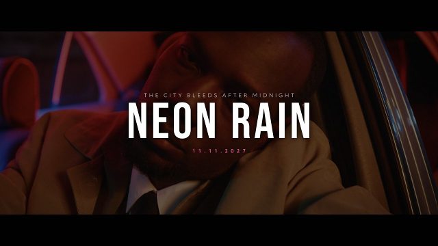 Neo Noir Movie Title with Condensed Letters After Effects Template