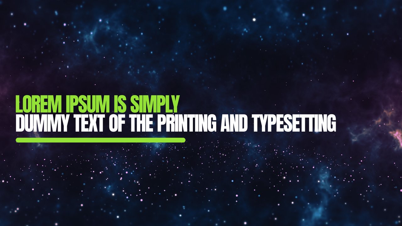 Lime Underline Corporate Text Animations for Modern Captions After Effects Template
