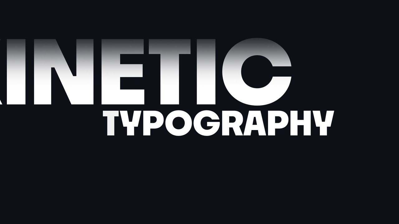 Quick Spin Word Brick Kinetic Typography After Effects Template