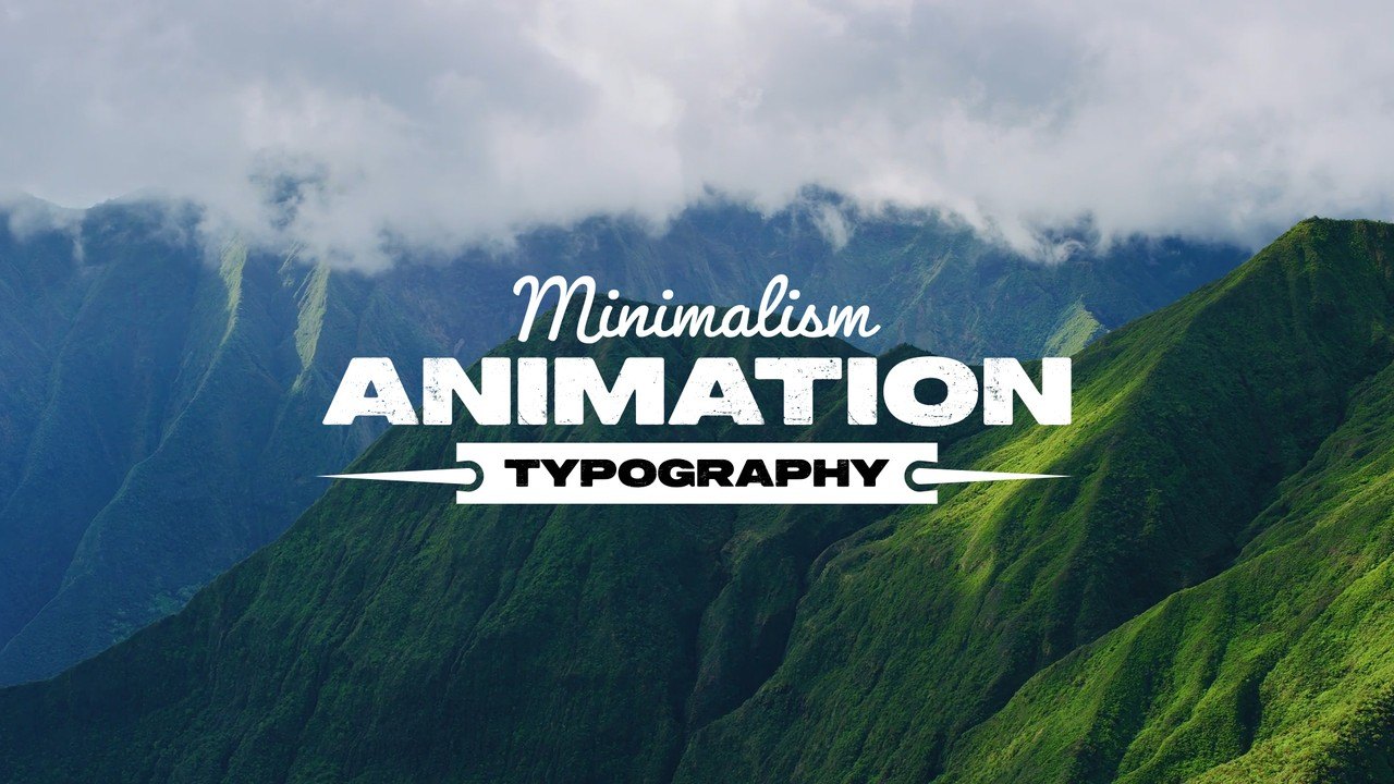 Script and Capitals Titles featuring Arrow Bracket Caption After Effects Template