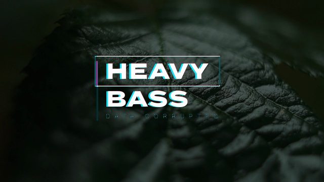4K UHD Grainy Glitch Headlines and Title Animations MOGRT for Vlogs