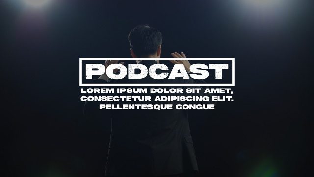 Live Show Name Title Animation featuring Episode Details Premiere Pro MOGRT
