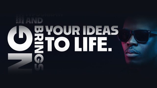 Kinetic Story Typography featuring Gradient Words Rotate and Stack After Effects Template