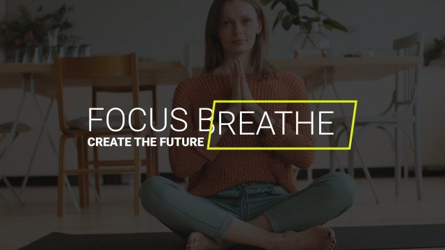 Mindful Focus Title Animation Free After Effects Template