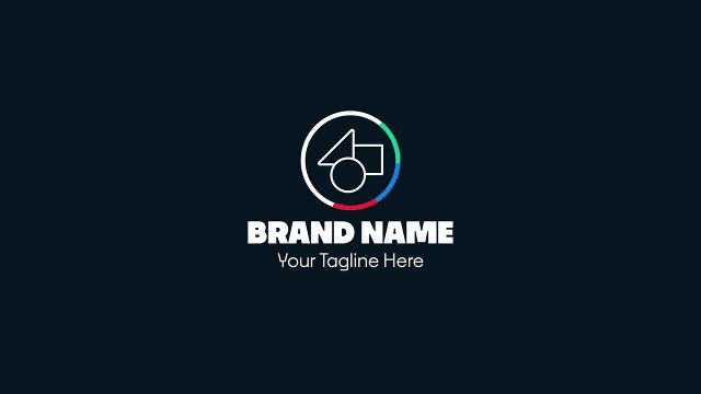 Spinning Color Circle Logo Intro Animations Premiere Pro Template
