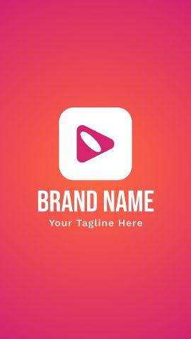 Bright and Glossy Vertical Logo Opener
