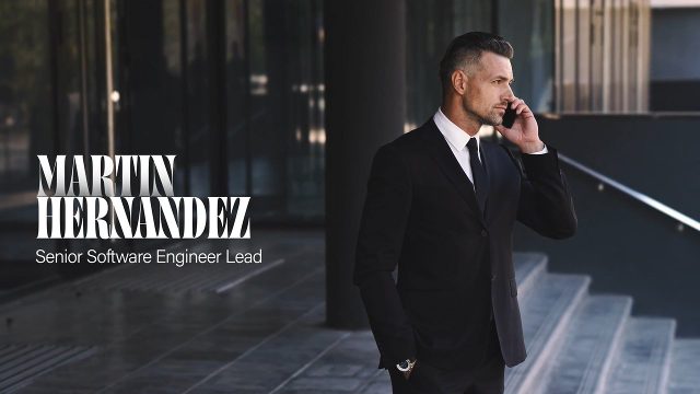 Elegant Condensed Serif Name Lower Third Premiere Pro MOGRT