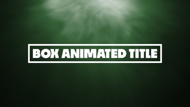 Heavy Text in a White Outline Animated Titles for Testimonials After Effects Templates
