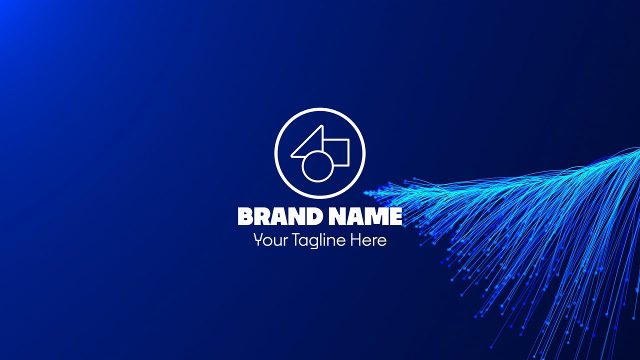 Circle Logo Animation with Particle Light Streams After Effects Project