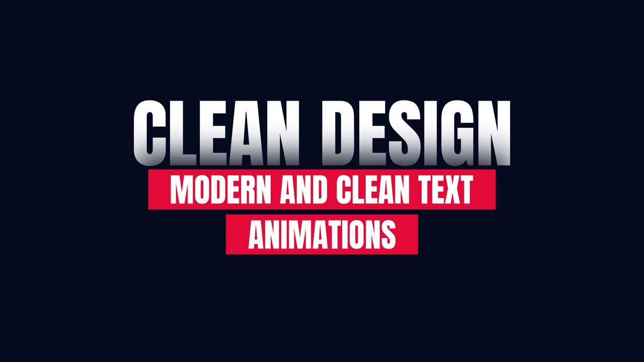 Condensed Caps Animated Title with Crimson Label Ladder Premiere Pro MOGRT