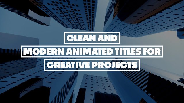 Corporate Animated Titles MOGRT for Premiere Pro