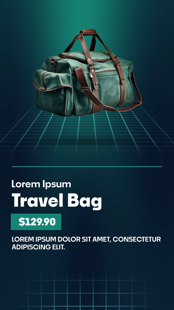 Cyber Monday Duffel Bag Grid Stage Premiere Pro PRPROJ Template