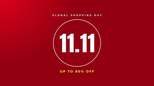 Global Shopping Day Sale Titles with Circle Ring After Effects Template