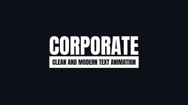 Elegant Animated Headlines After Effects Project