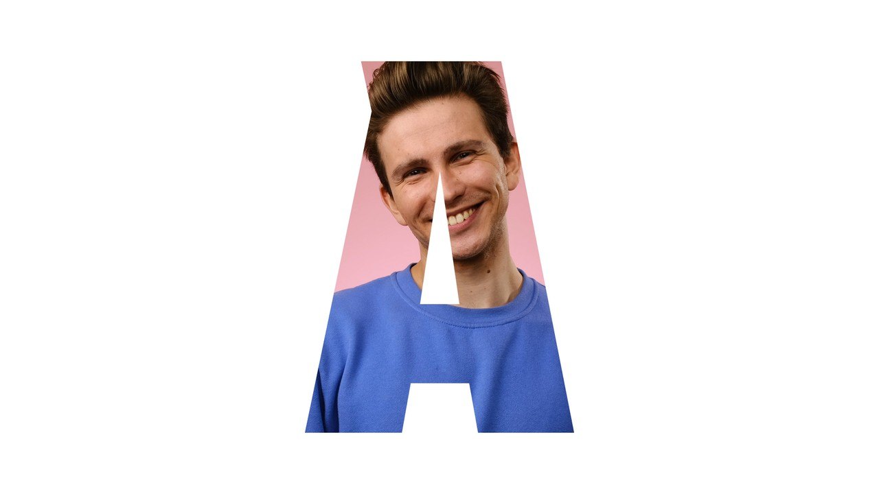 Single Letter Zoom Mask Video Transitions Premiere Pro MOGRT