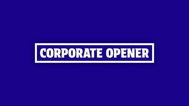 Framed Phrase Card Company Intro Title Animation Premiere Pro MOGRT