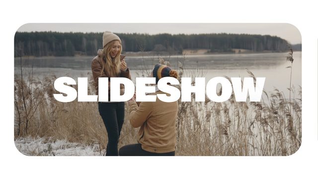 Rounded Card Soft Corner Slideshow After Effects Template