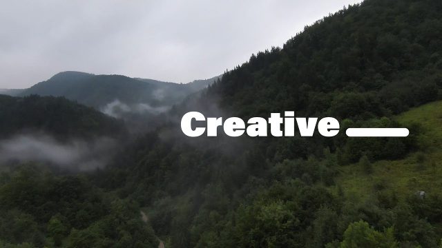 Animated Letter Cut-Outs Transitions featuring Horizontal Line Wipe and Small Caption for Promo Videos After Effects Video Template