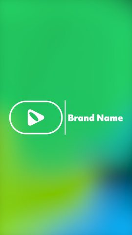 Glossy Vertical Logo Intro