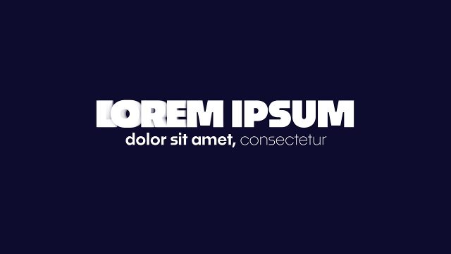 Editable Corporate Motion Typography