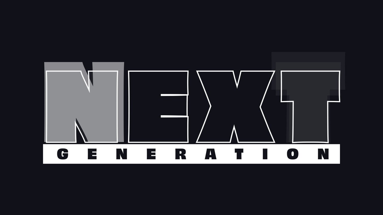 Futuristic Layered Stroke Caps Title with Tracked Subtitle After Effects Template