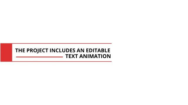 Screen Edge Red Block Lower Third for Weekly News Recaps in After Effects – Free Download