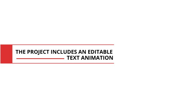 Screen Edge Red Block Lower Third for Weekly News Recaps in After Effects – Free Download