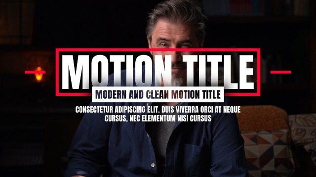 Corporate Bold Block Headline Text Animation with Lower Caption Band Video Templates for Premiere Pro