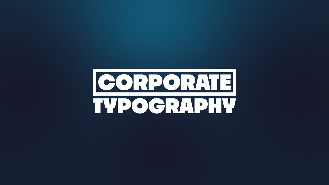 Corporate Framed Caps Pair Title in Deep Teal Premiere Pro MOGRT