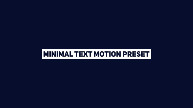 Minimal Inverted Single Line Title for Press Briefings – Free After Effects
