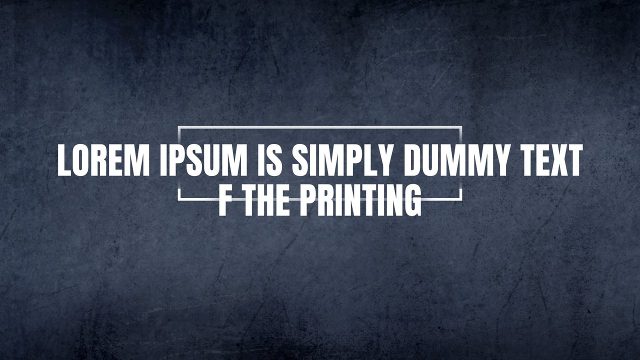 Bracketed Caps Sentence Text Animation for Corporate Captions After Effects Template Pack